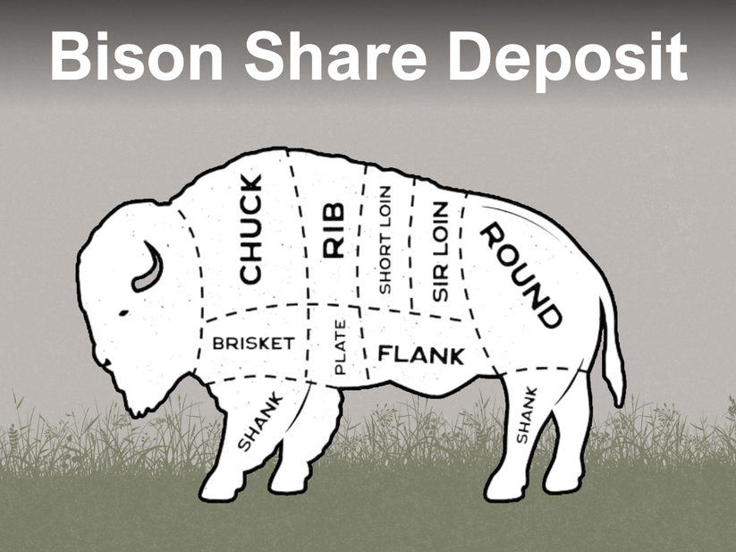 Whole Bison Share Deposit | White Peak Bison | Parker, Co – White Peaks ...